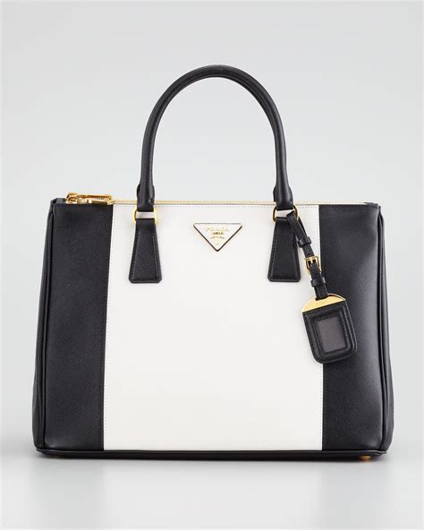 prada blue and black|Prada black and white handbags.